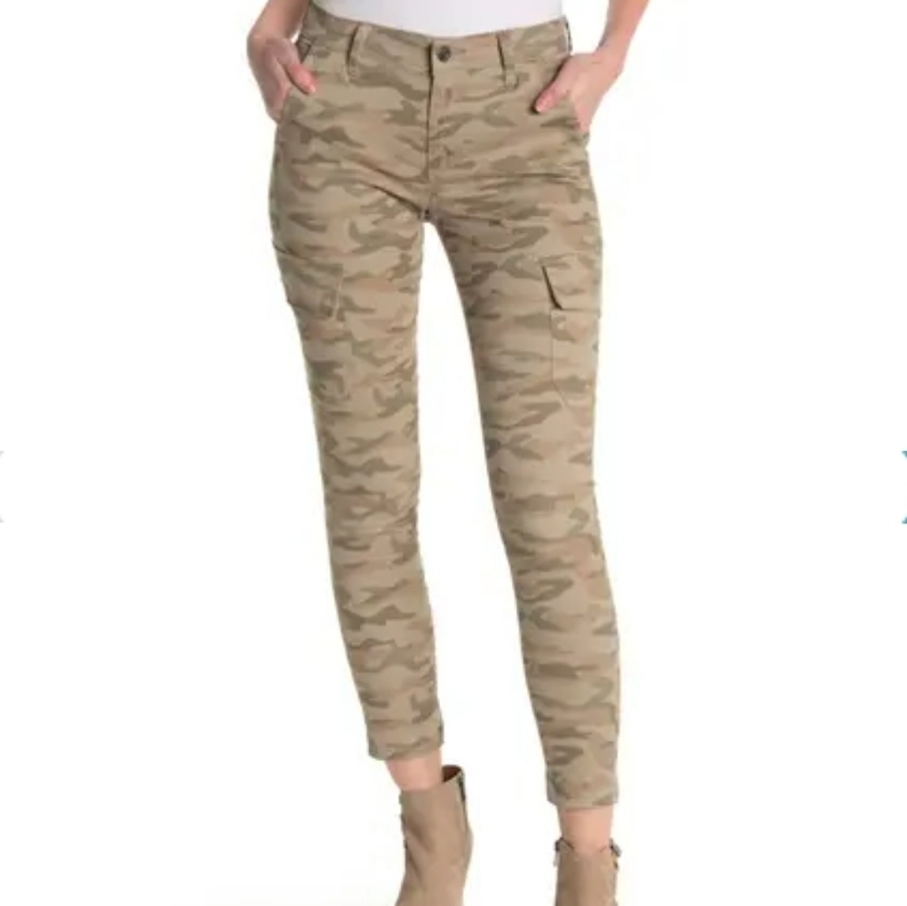 Joe's Jeans Utility Skinny Jeans in Olive Camo